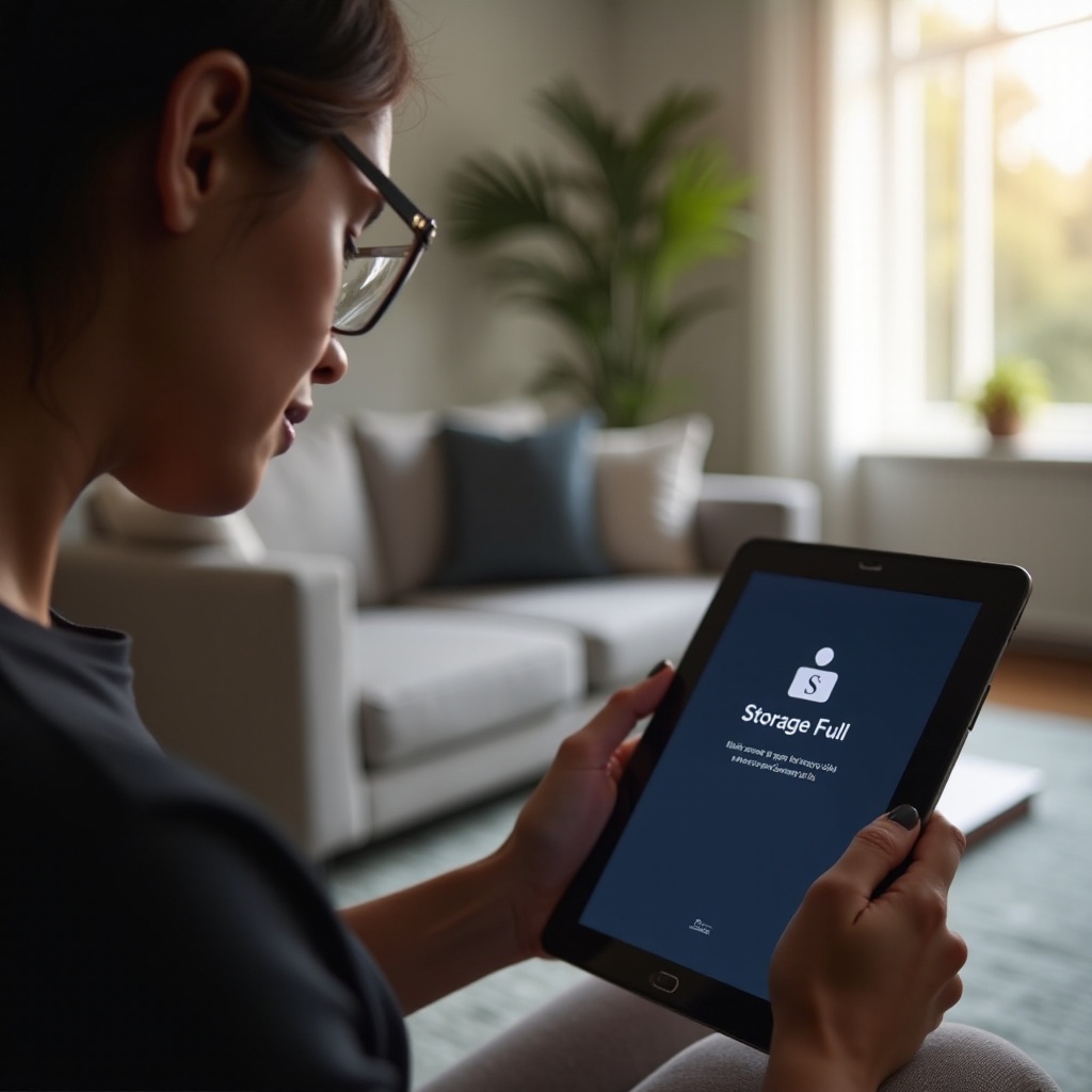 samsung tablet speicher voll