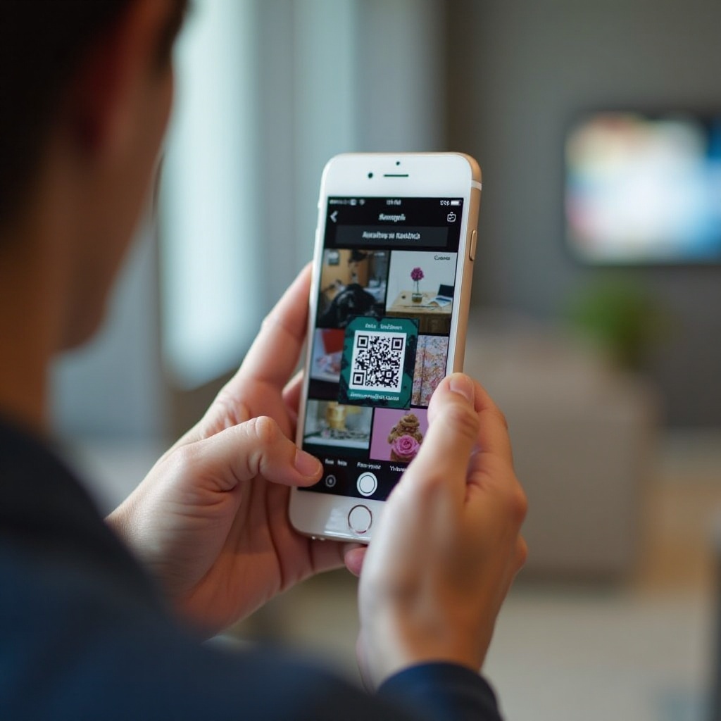 iphone qr code aus bild